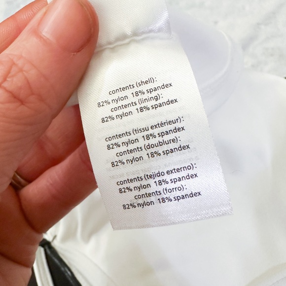 NWT- WeWoreWhat Sport Cami Cross Back Optic White - Picture 8 of 12